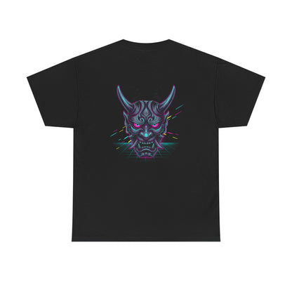 Japanese Oni Graphic T-Shirt — Demon Mask Mythic Tee