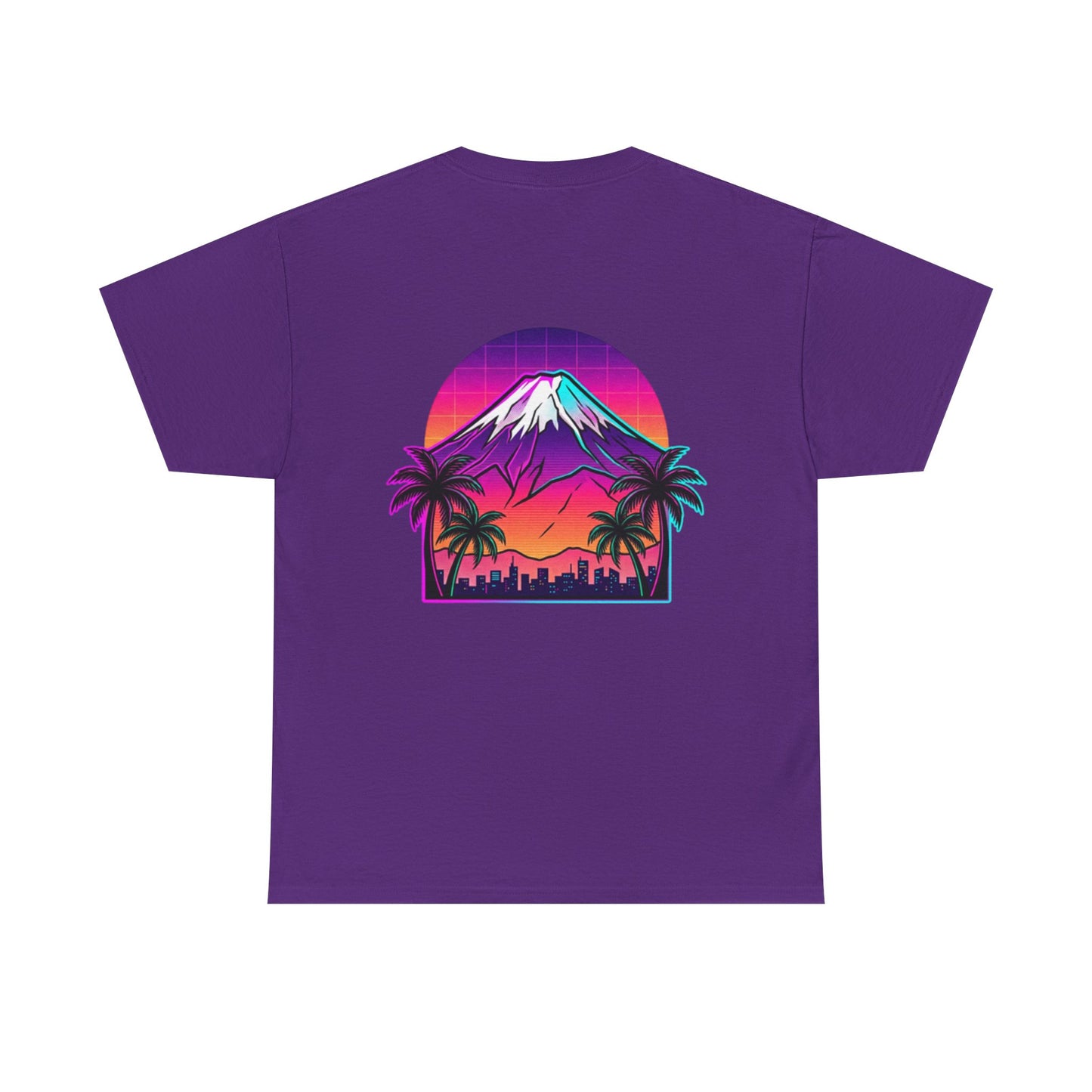 Retro Vaporwave Mt. Fuji T-Shirt — Vintage Japanese Mountain Tee