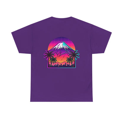 Retro Vaporwave Mt. Fuji T-Shirt — Vintage Japanese Mountain Tee
