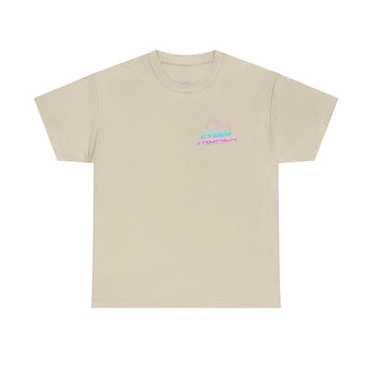 Retro Palm Tree Sunset T-Shirt — Vintage Tropical Beach Tee