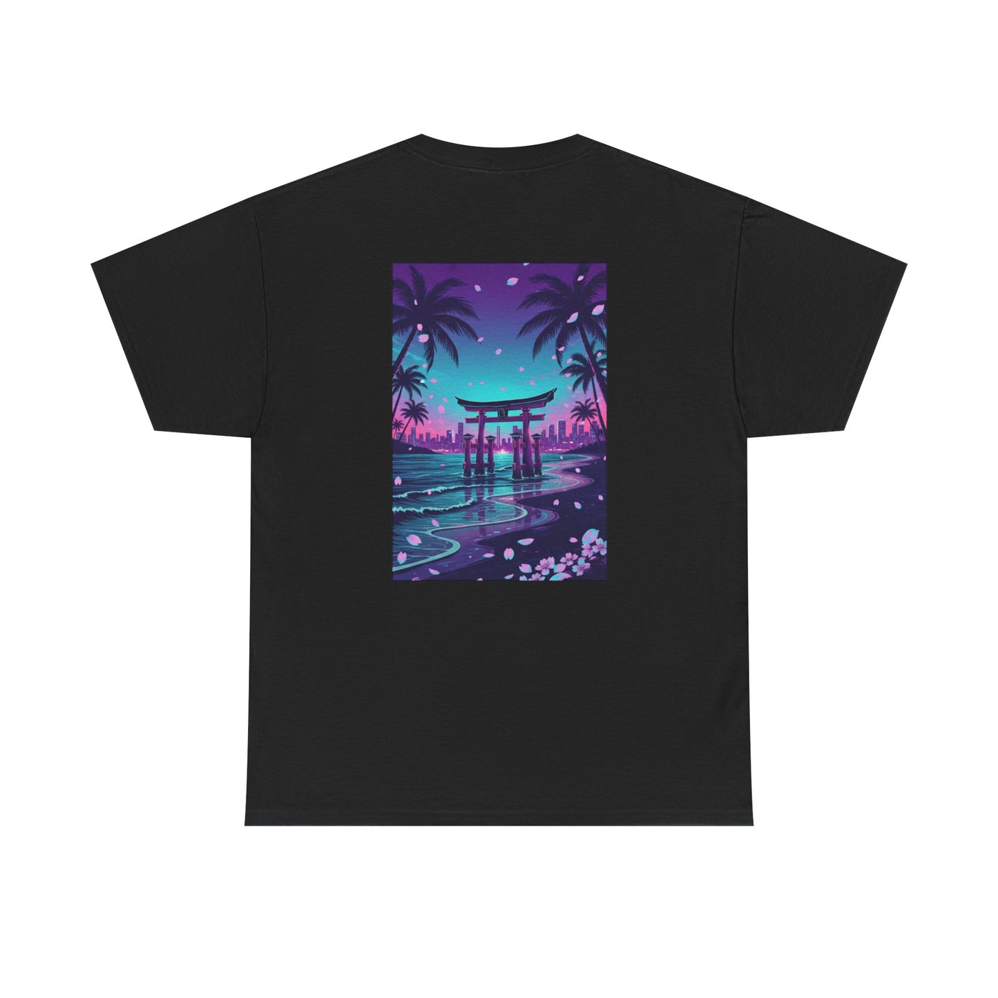 Tropical Beach Torii Gate T-Shirt