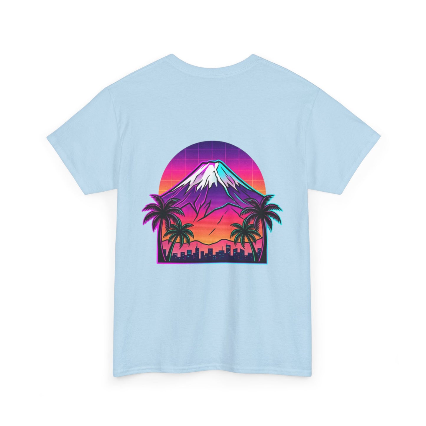Retro Vaporwave Mt. Fuji T-Shirt — Vintage Japanese Mountain Tee