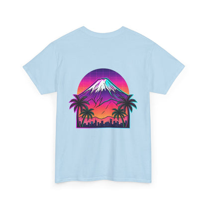 Retro Vaporwave Mt. Fuji T-Shirt — Vintage Japanese Mountain Tee
