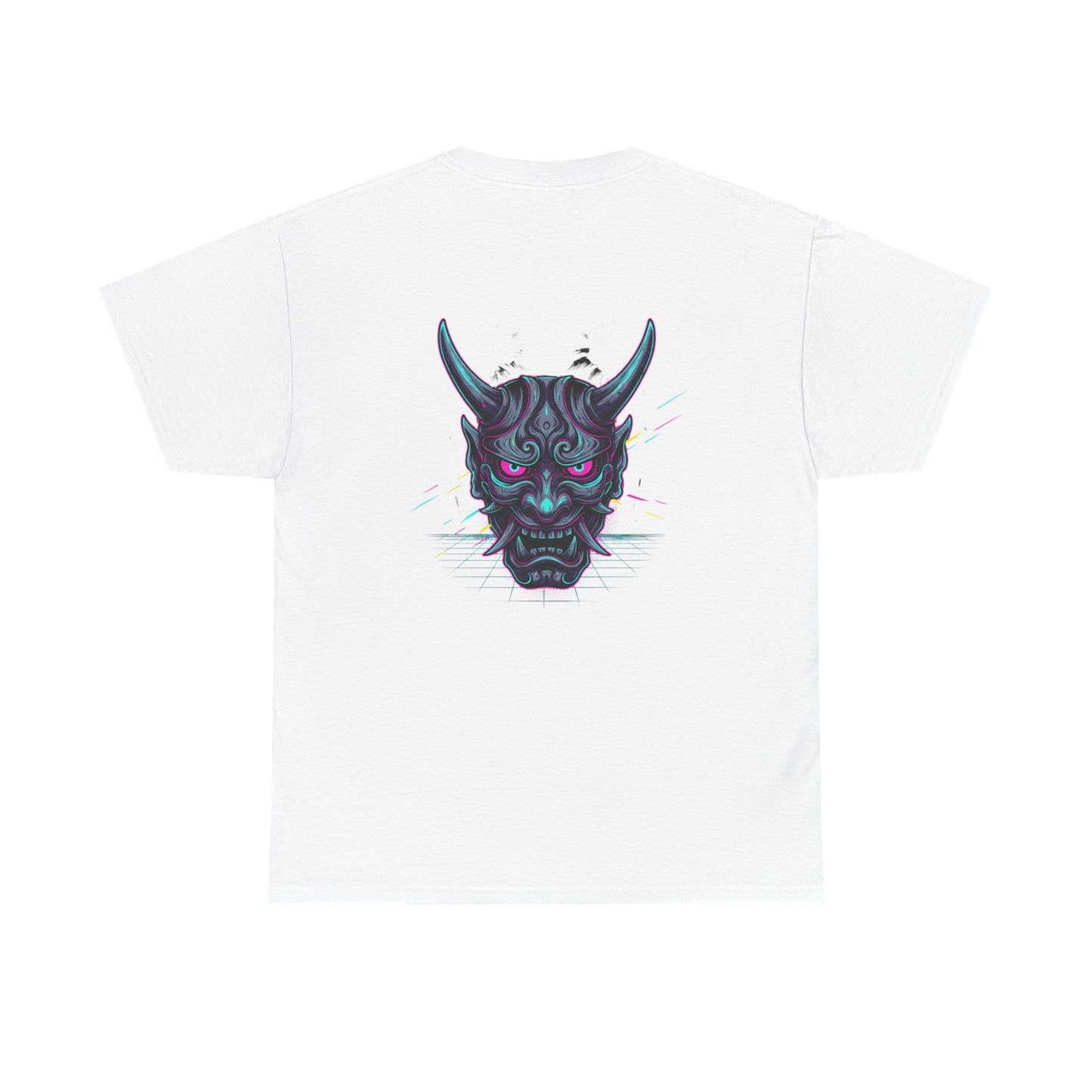 Japanese Oni Graphic T-Shirt — Demon Mask Mythic Tee