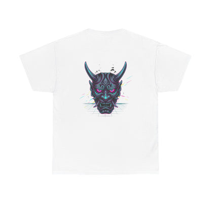 Japanese Oni Graphic T-Shirt — Demon Mask Mythic Tee