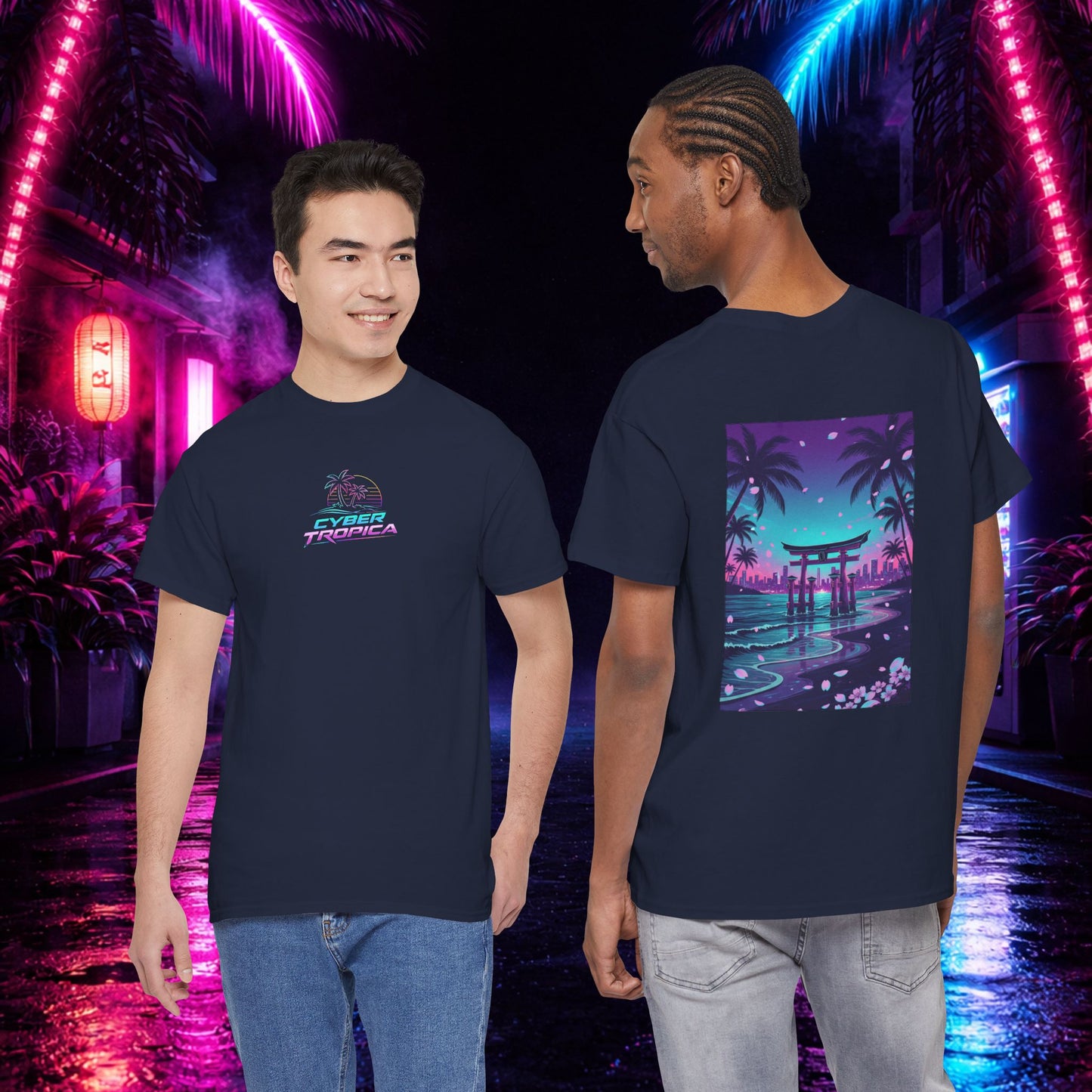 Tropical Beach Torii Gate T-Shirt