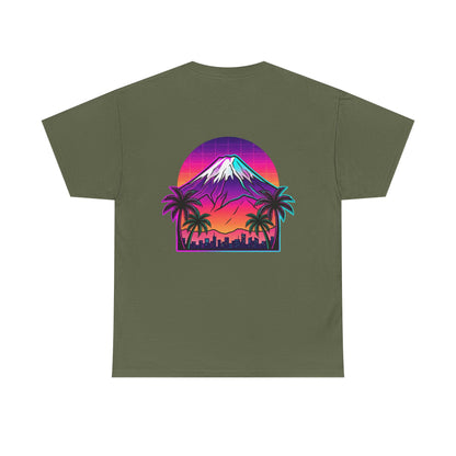 Retro Vaporwave Mt. Fuji T-Shirt — Vintage Japanese Mountain Tee