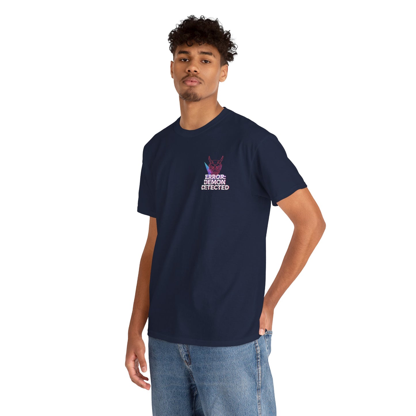 Japanese Oni Graphic T-Shirt — Demon Mask Mythic Tee