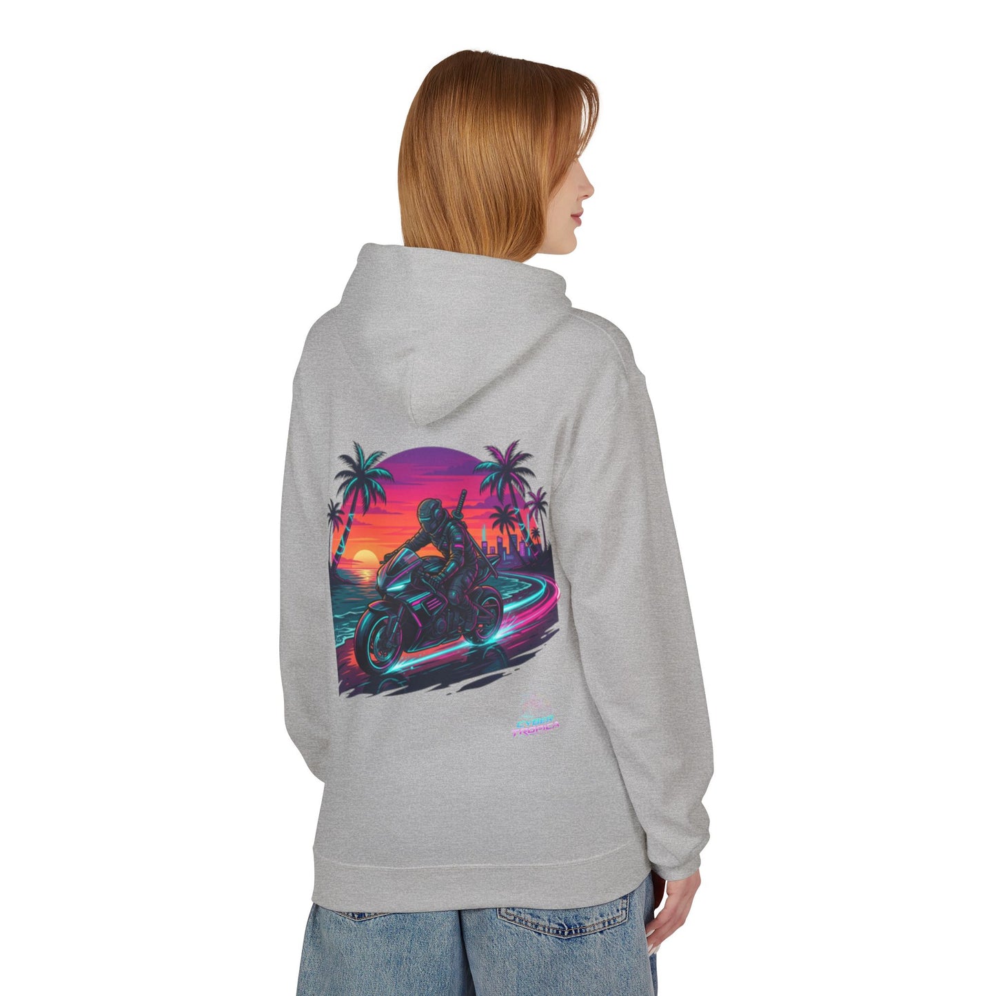 Neon Palm Rider Graphic Pullover 1st edition