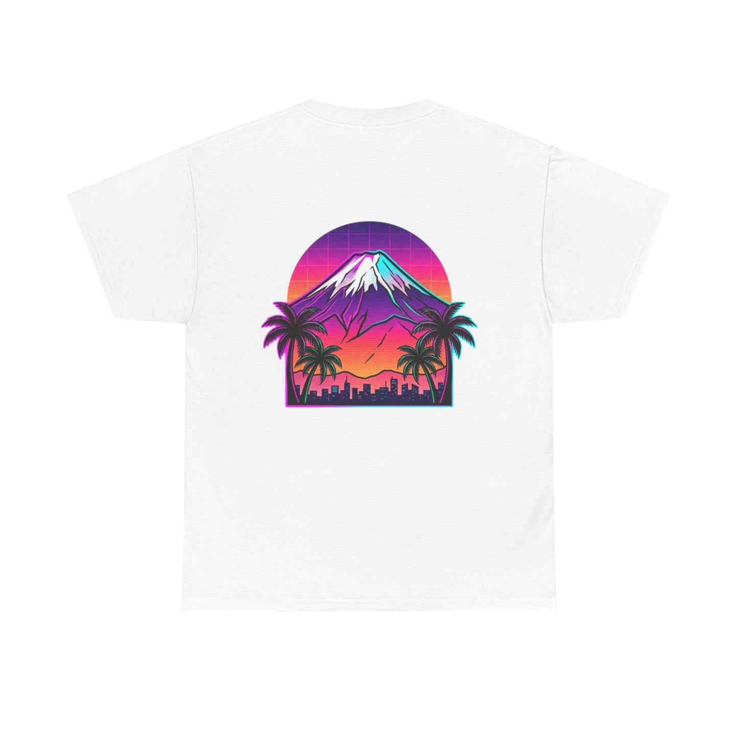 Retro Vaporwave Mt. Fuji T-Shirt — Vintage Japanese Mountain Tee