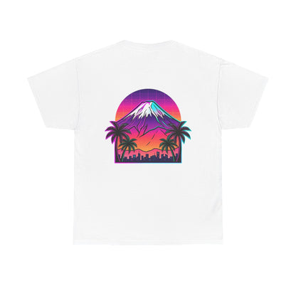 Retro Vaporwave Mt. Fuji T-Shirt — Vintage Japanese Mountain Tee
