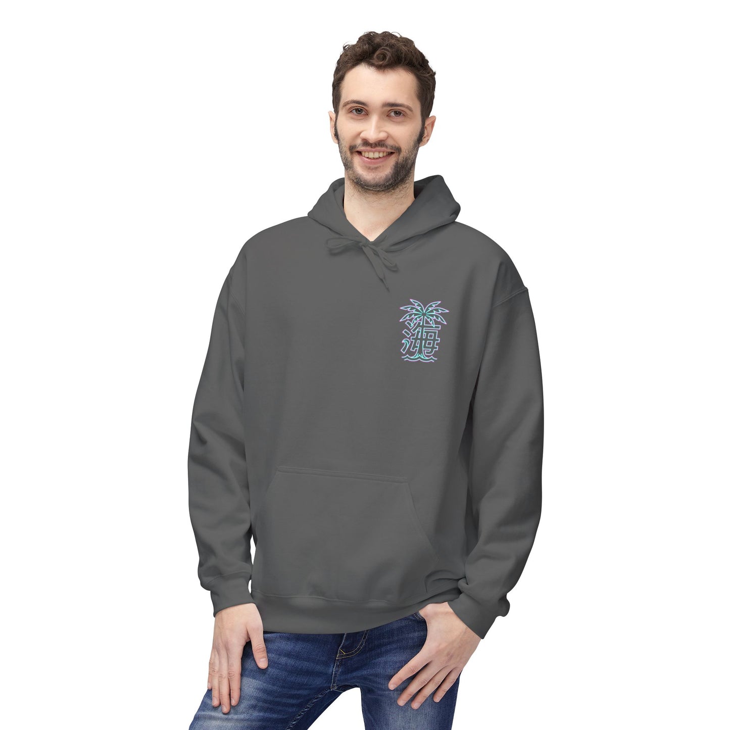 Neon Palm Rider Graphic Pullover 1st edition
