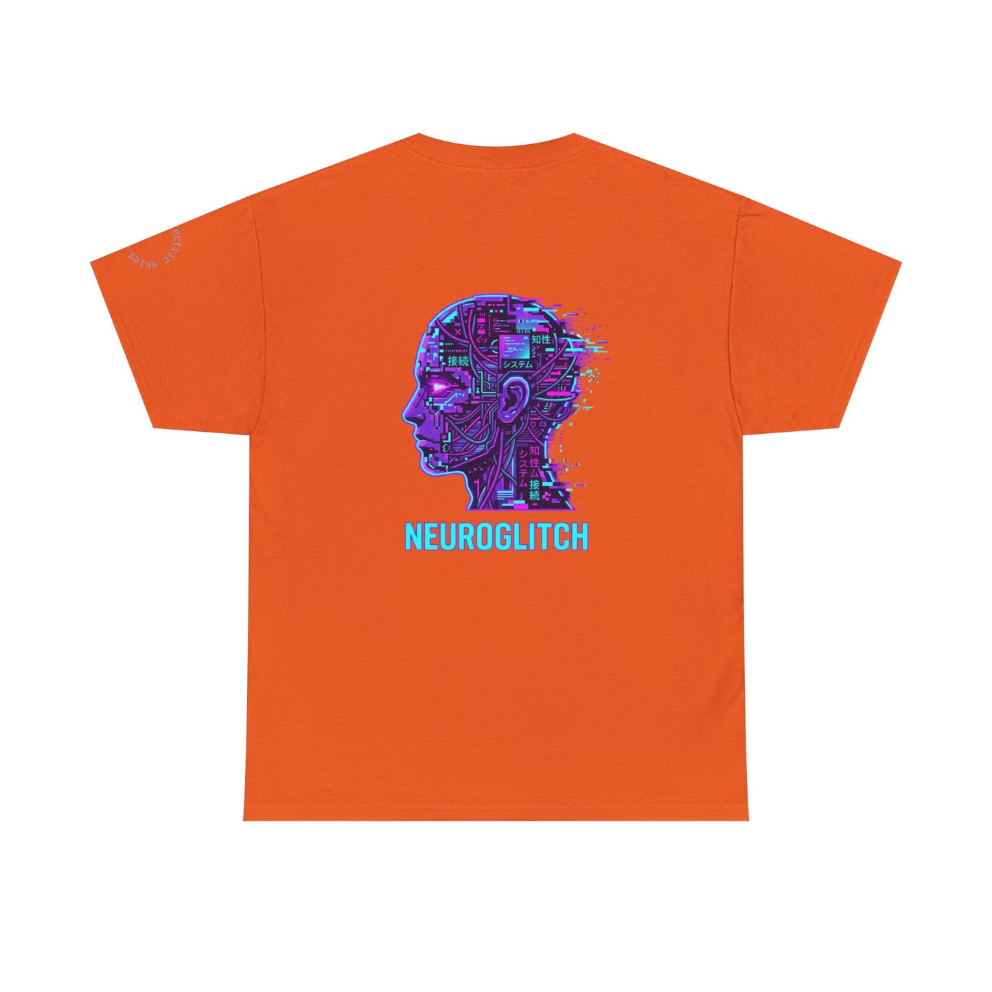 Neuroglitch Graphic Tee — Retro Futuristic Cyberpunk T-Shirt