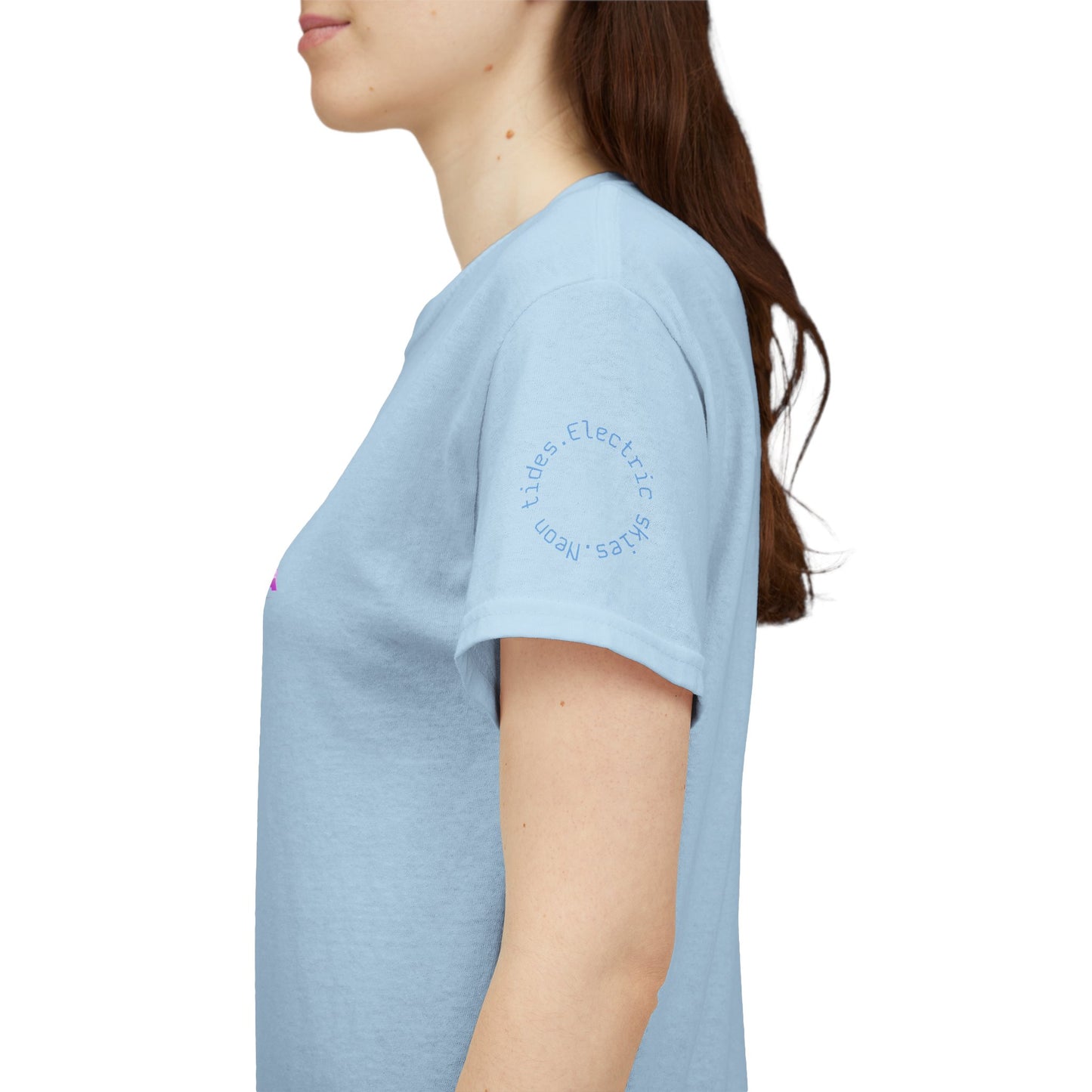 Neuroglitch Graphic Tee — Retro Futuristic Cyberpunk T-Shirt