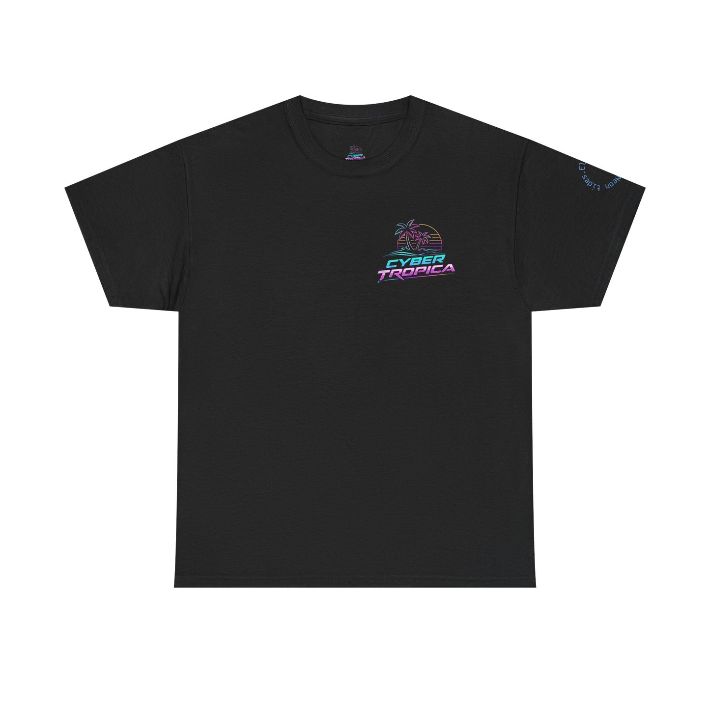 Neuroglitch Graphic Tee — Retro Futuristic Cyberpunk T-Shirt