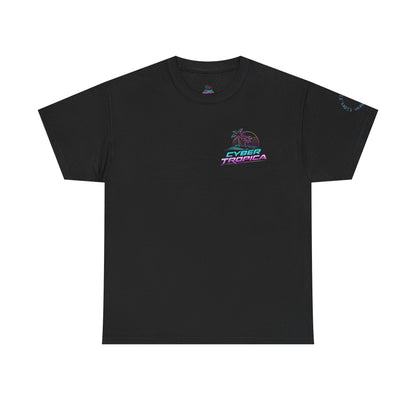 Neuroglitch Graphic Tee — Retro Futuristic Cyberpunk T-Shirt