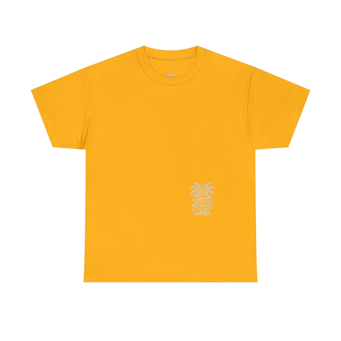 Vaporwave Japanese Surf T-Shirt — "未来の海" Retro Neon Aesthetic