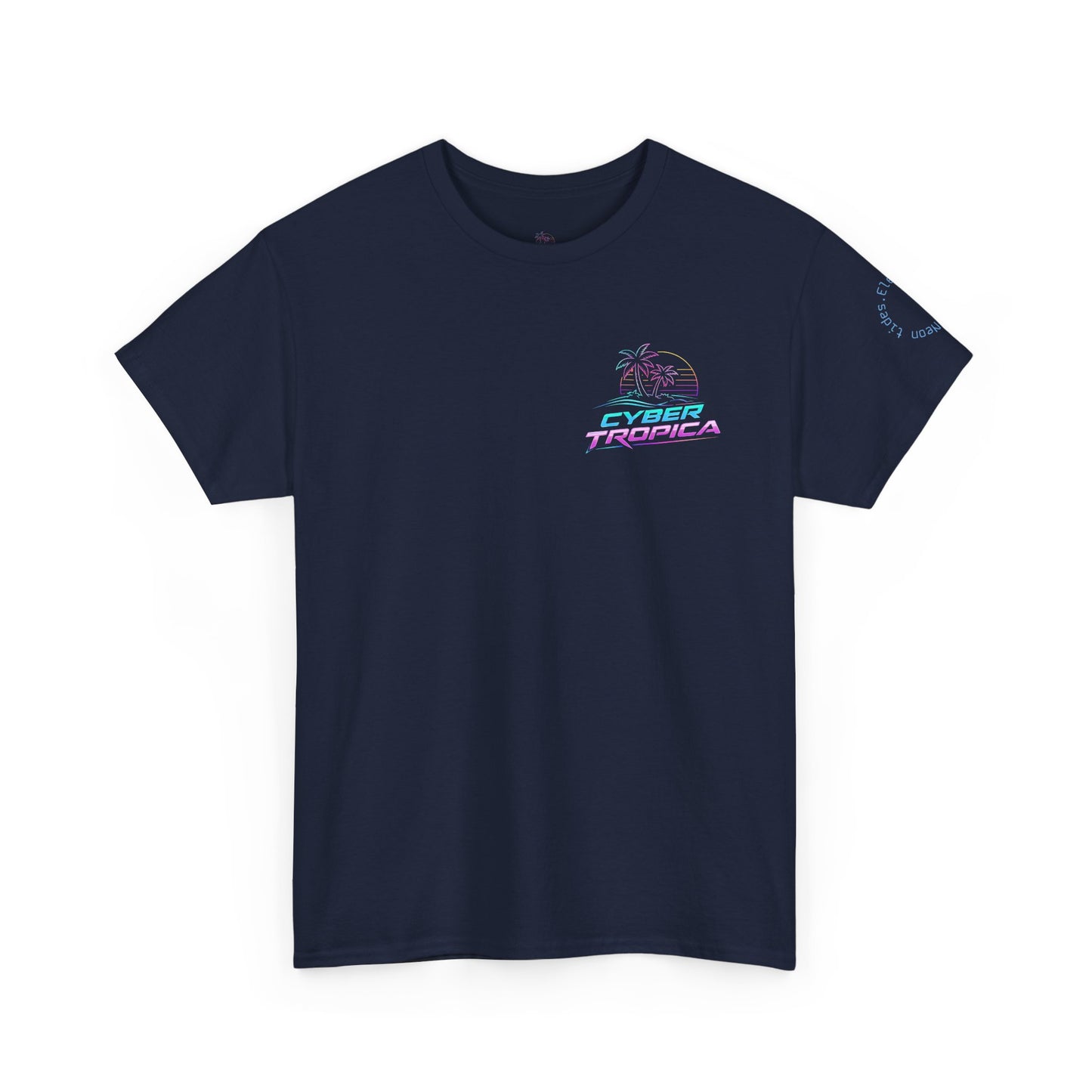 Neuroglitch Graphic Tee — Retro Futuristic Cyberpunk T-Shirt