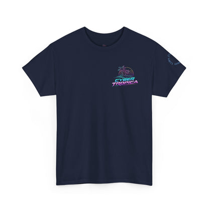 Neuroglitch Graphic Tee — Retro Futuristic Cyberpunk T-Shirt