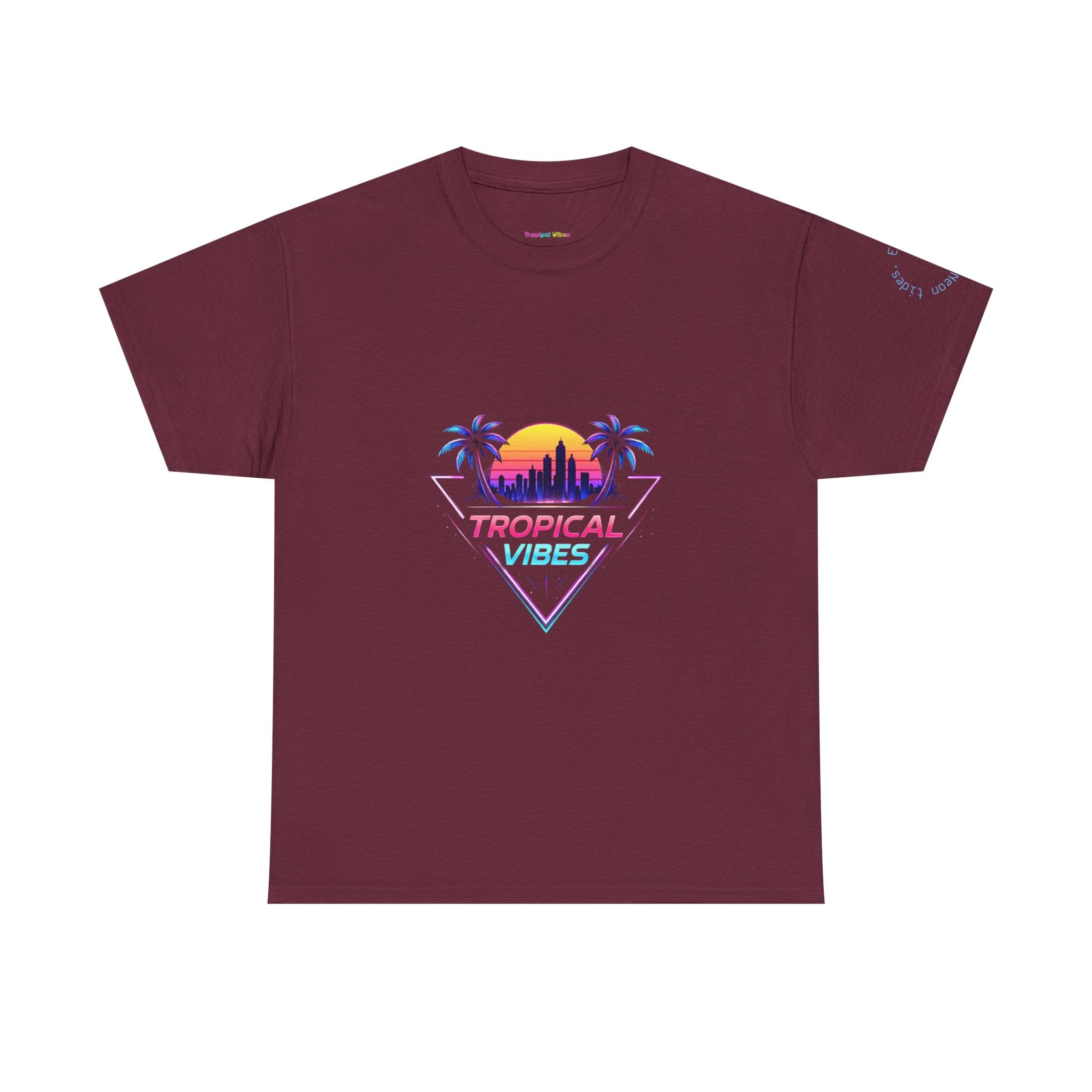 Torii Gate T-Shirt — Tropical Vibes Sunset Palm Tee