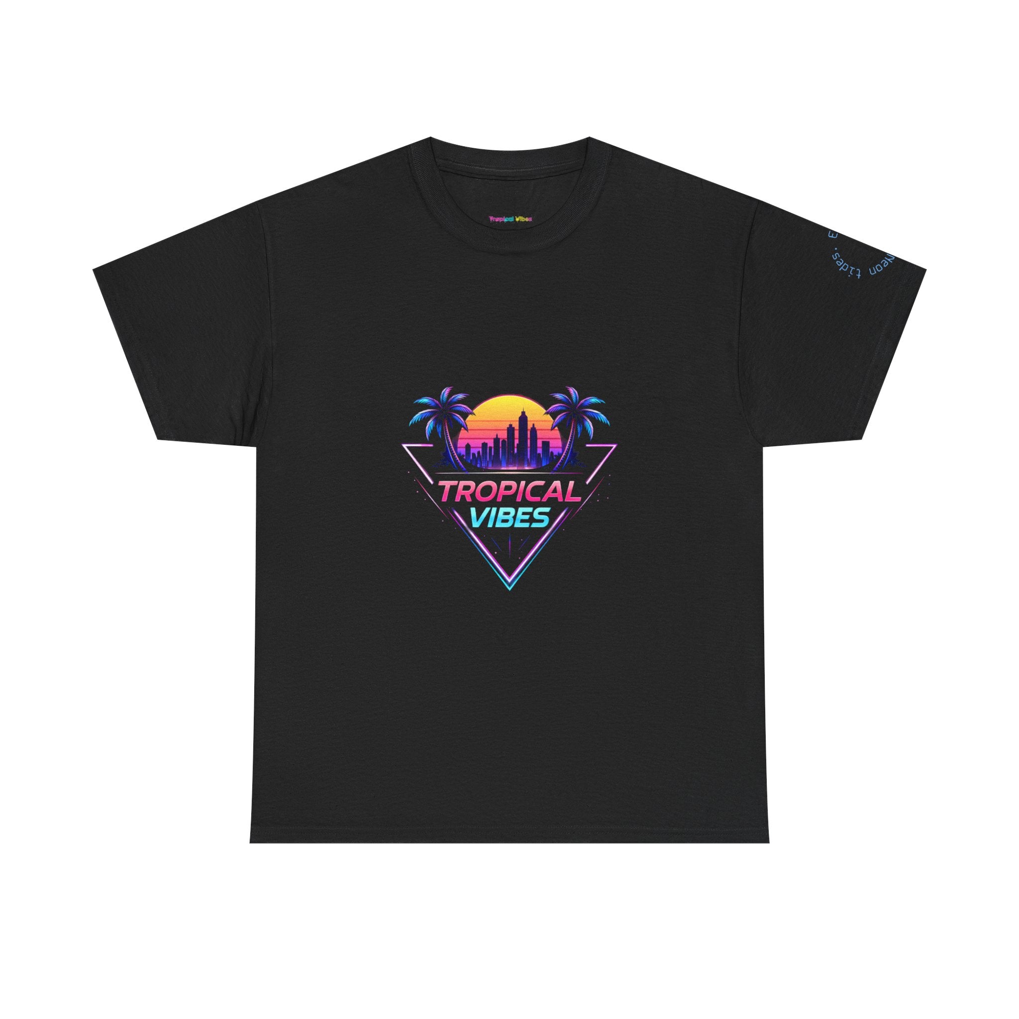 Torii Gate T-Shirt — Tropical Vibes Sunset Palm Tee