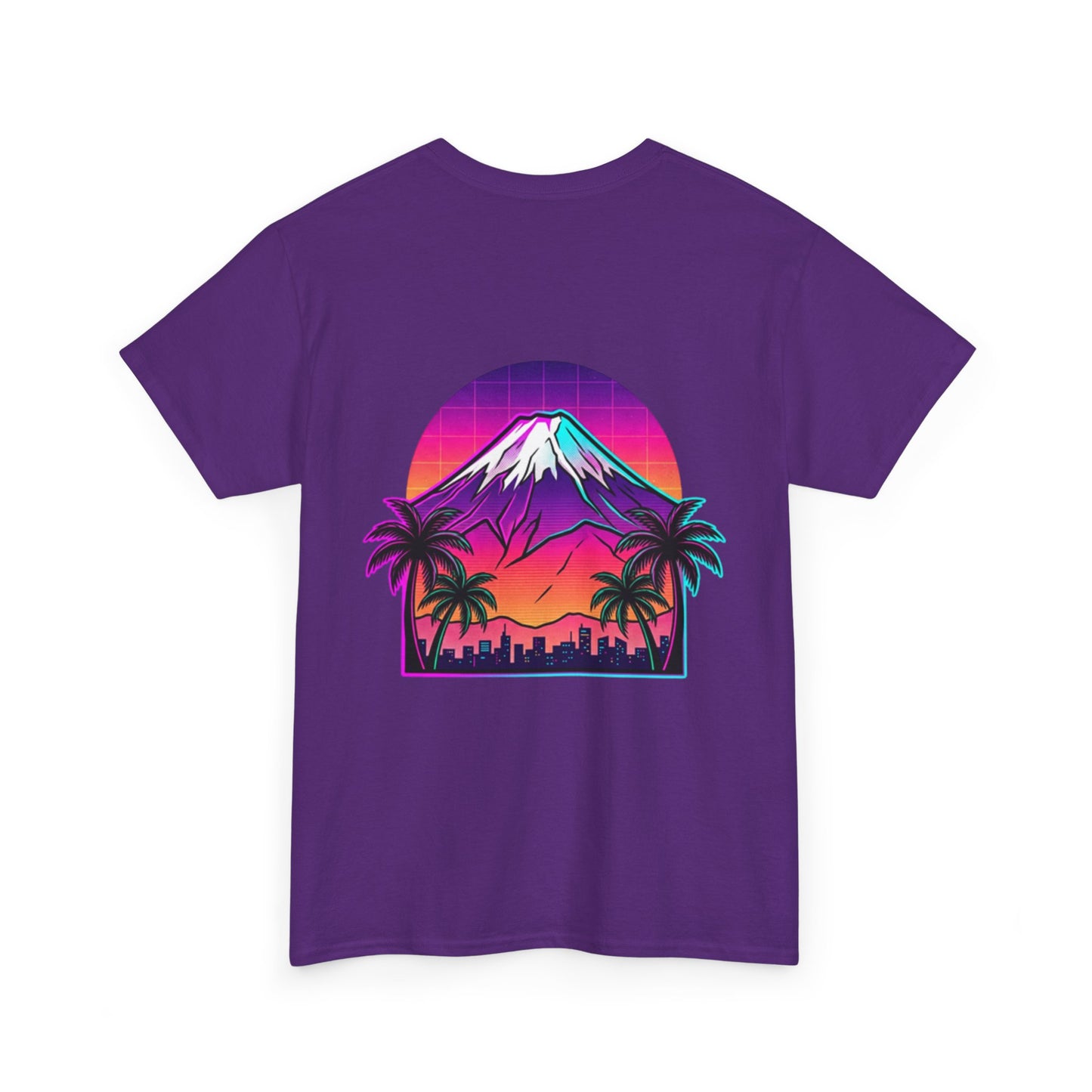 Retro Vaporwave Mt. Fuji T-Shirt — Vintage Japanese Mountain Tee
