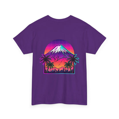 Retro Vaporwave Mt. Fuji T-Shirt — Vintage Japanese Mountain Tee