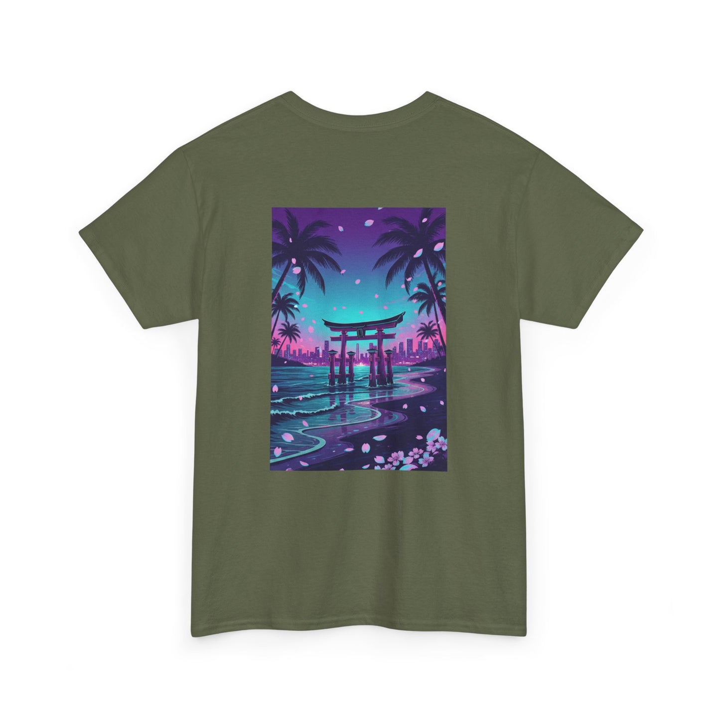 Tropical Beach Torii Gate T-Shirt