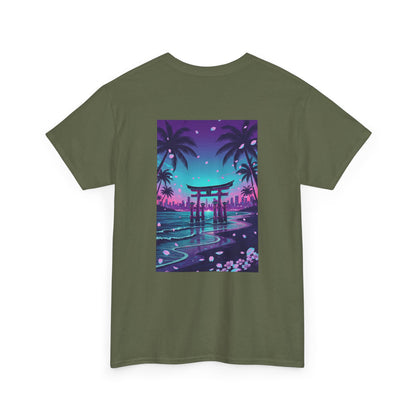 Tropical Beach Torii Gate T-Shirt