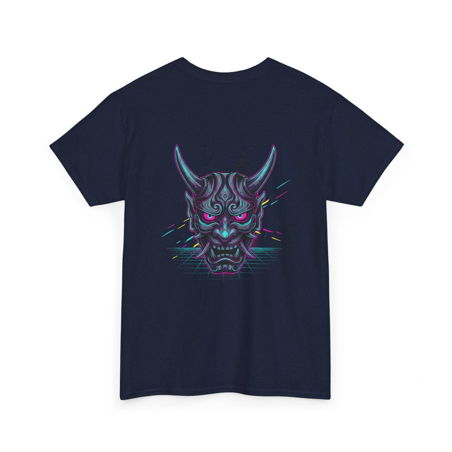 Japanese Oni Graphic T-Shirt — Demon Mask Mythic Tee