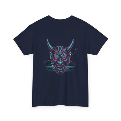 Japanese Oni Graphic T-Shirt — Demon Mask Mythic Tee