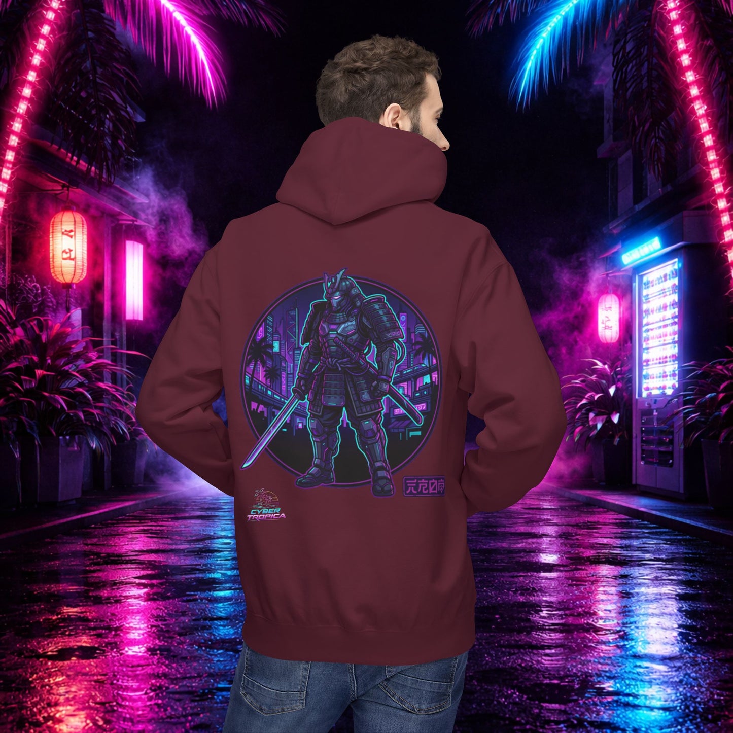 Cyber Mecha Samurai hoodie 1st edition