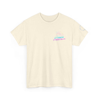 Neuroglitch Graphic Tee — Retro Futuristic Cyberpunk T-Shirt