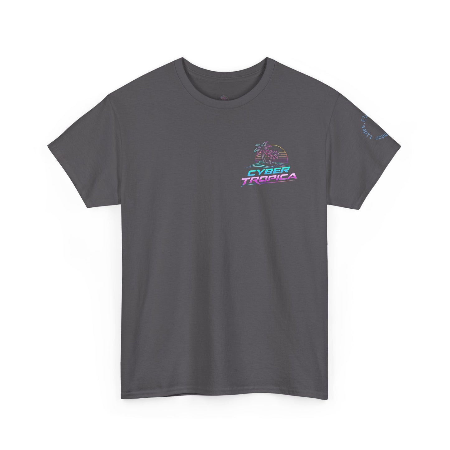 Neuroglitch Graphic Tee — Retro Futuristic Cyberpunk T-Shirt