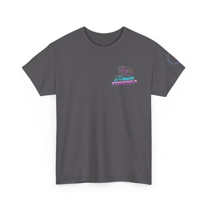 Neuroglitch Graphic Tee — Retro Futuristic Cyberpunk T-Shirt