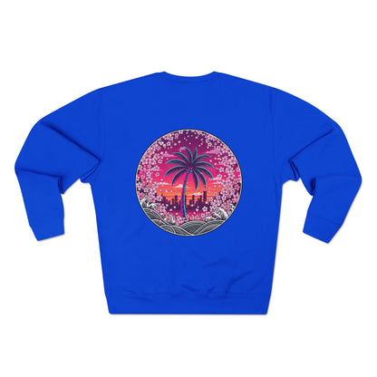Tropical Sakura Sunset sweatshirt