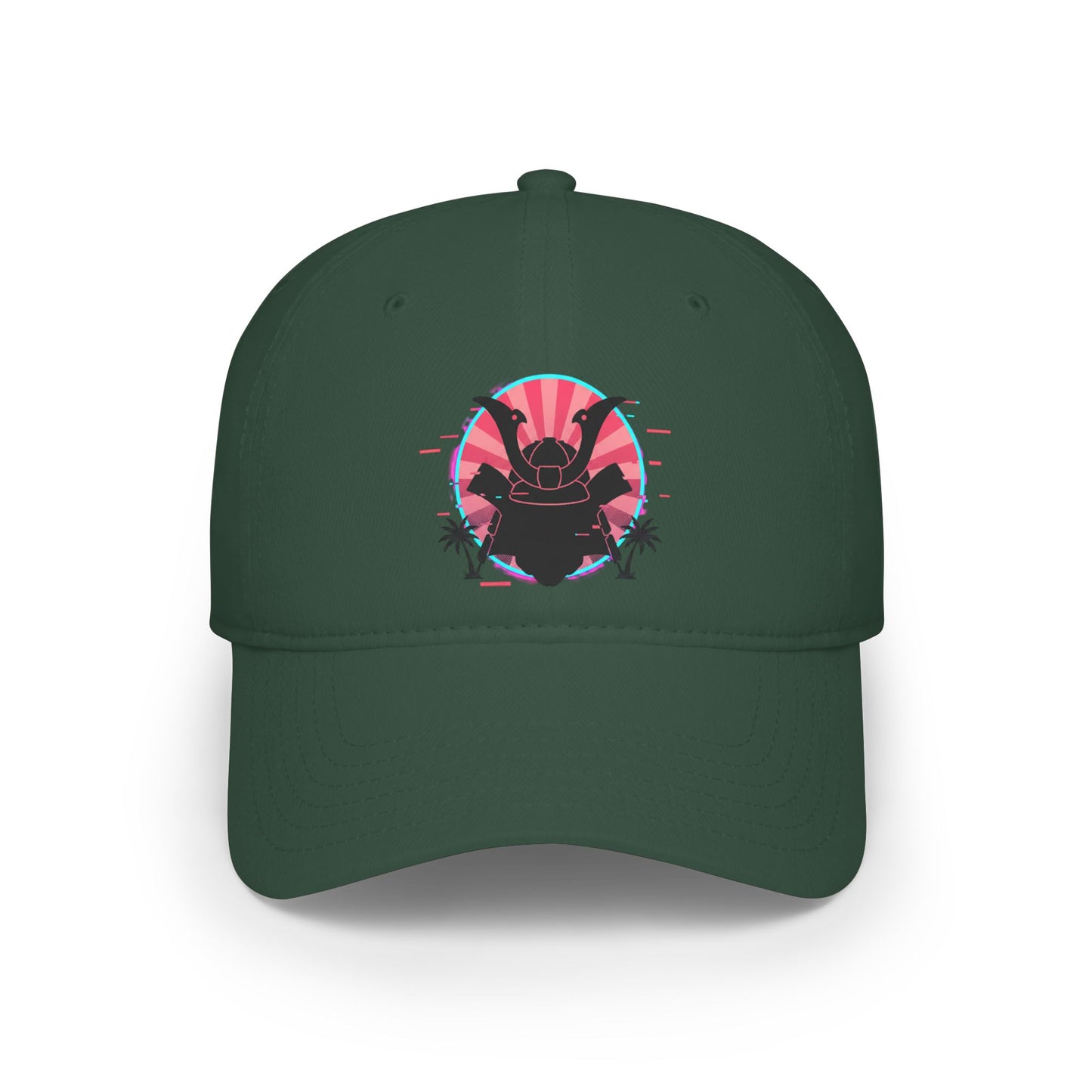Tropical Samurai Sunset Baseball Cap