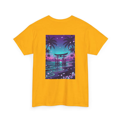 Tropical Beach Torii Gate T-Shirt