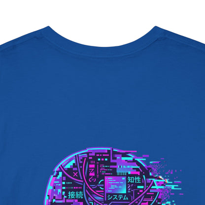 Neuroglitch Graphic Tee — Retro Futuristic Cyberpunk T-Shirt