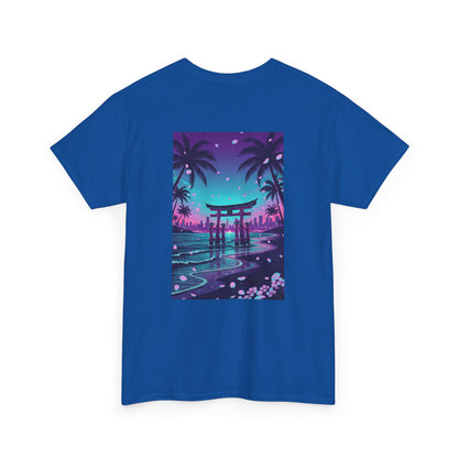 Tropical Beach Torii Gate T-Shirt