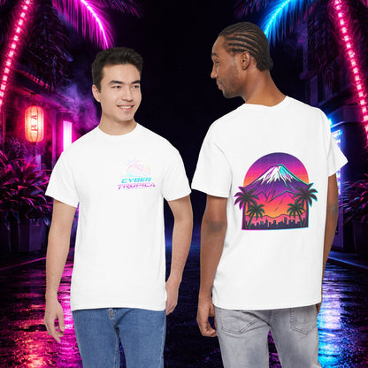 Retro Vaporwave Mt. Fuji T-Shirt — Vintage Japanese Mountain Tee