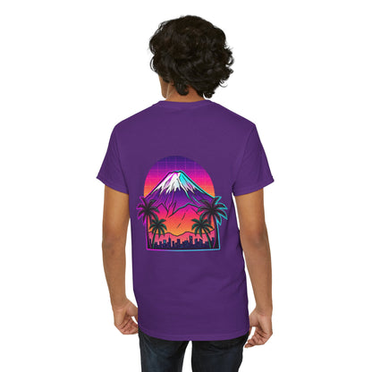 Retro Vaporwave Mt. Fuji T-Shirt — Vintage Japanese Mountain Tee