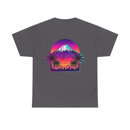 Retro Vaporwave Mt. Fuji T-Shirt — Vintage Japanese Mountain Tee