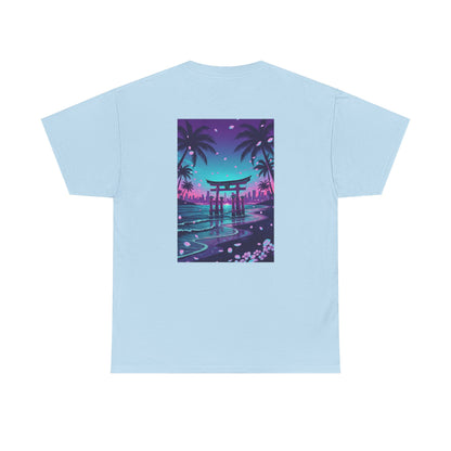 Tropical Beach Torii Gate T-Shirt