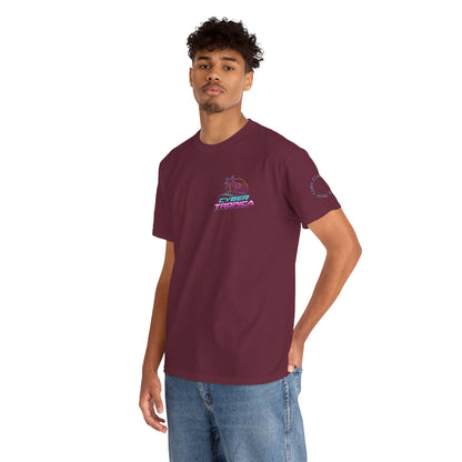Neuroglitch Graphic Tee — Retro Futuristic Cyberpunk T-Shirt