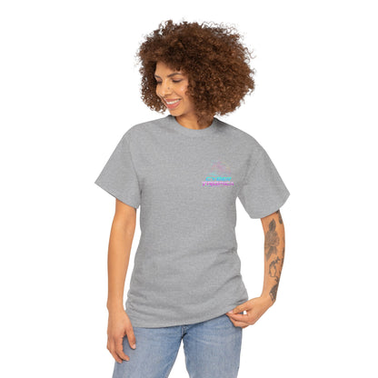 Retro Palm Tree Sunset T-Shirt — Vintage Tropical Beach Tee