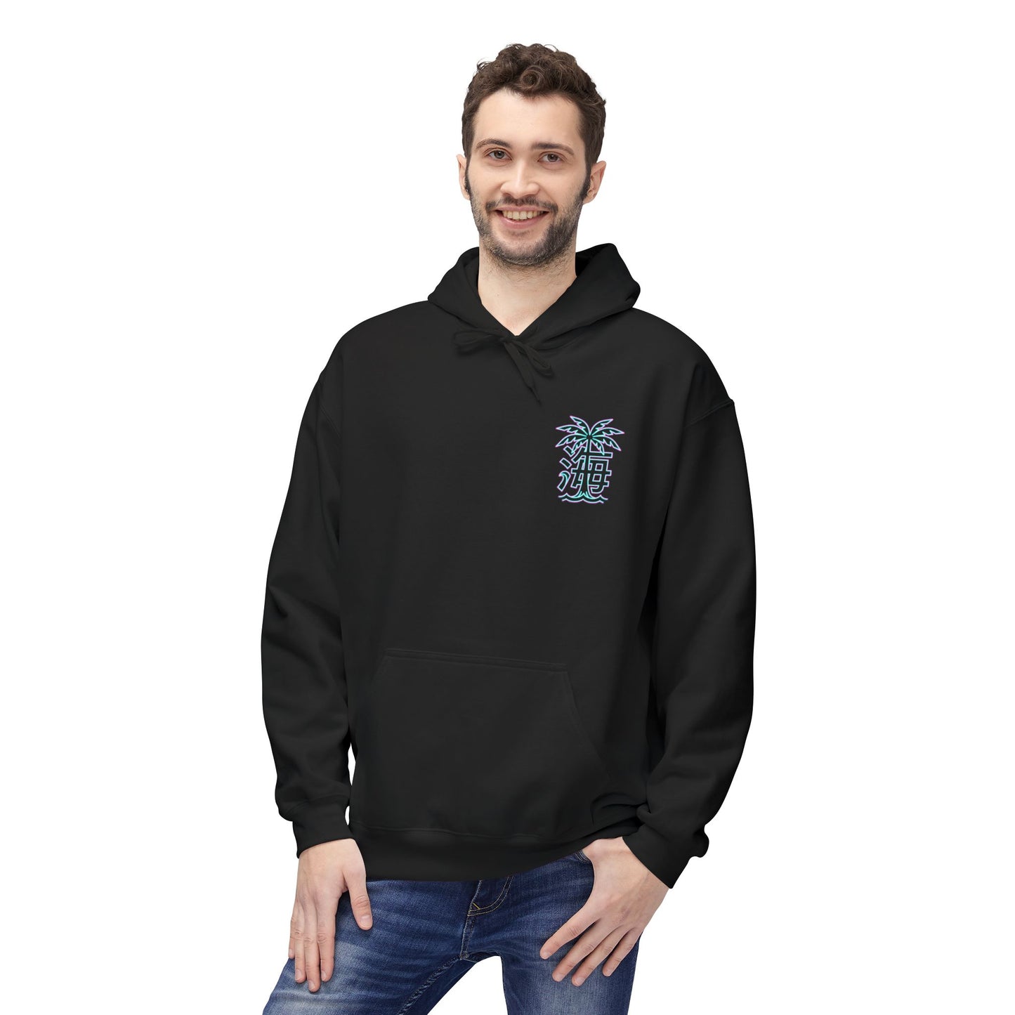 Neon Palm Rider Graphic Pullover 1st edition