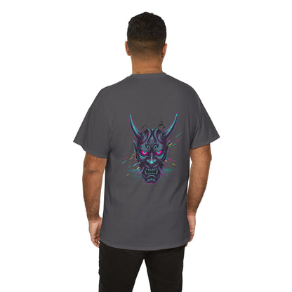 Japanese Oni Graphic T-Shirt — Demon Mask Mythic Tee