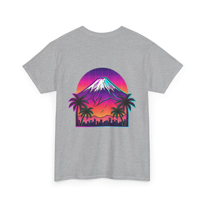 Retro Vaporwave Mt. Fuji T-Shirt — Vintage Japanese Mountain Tee