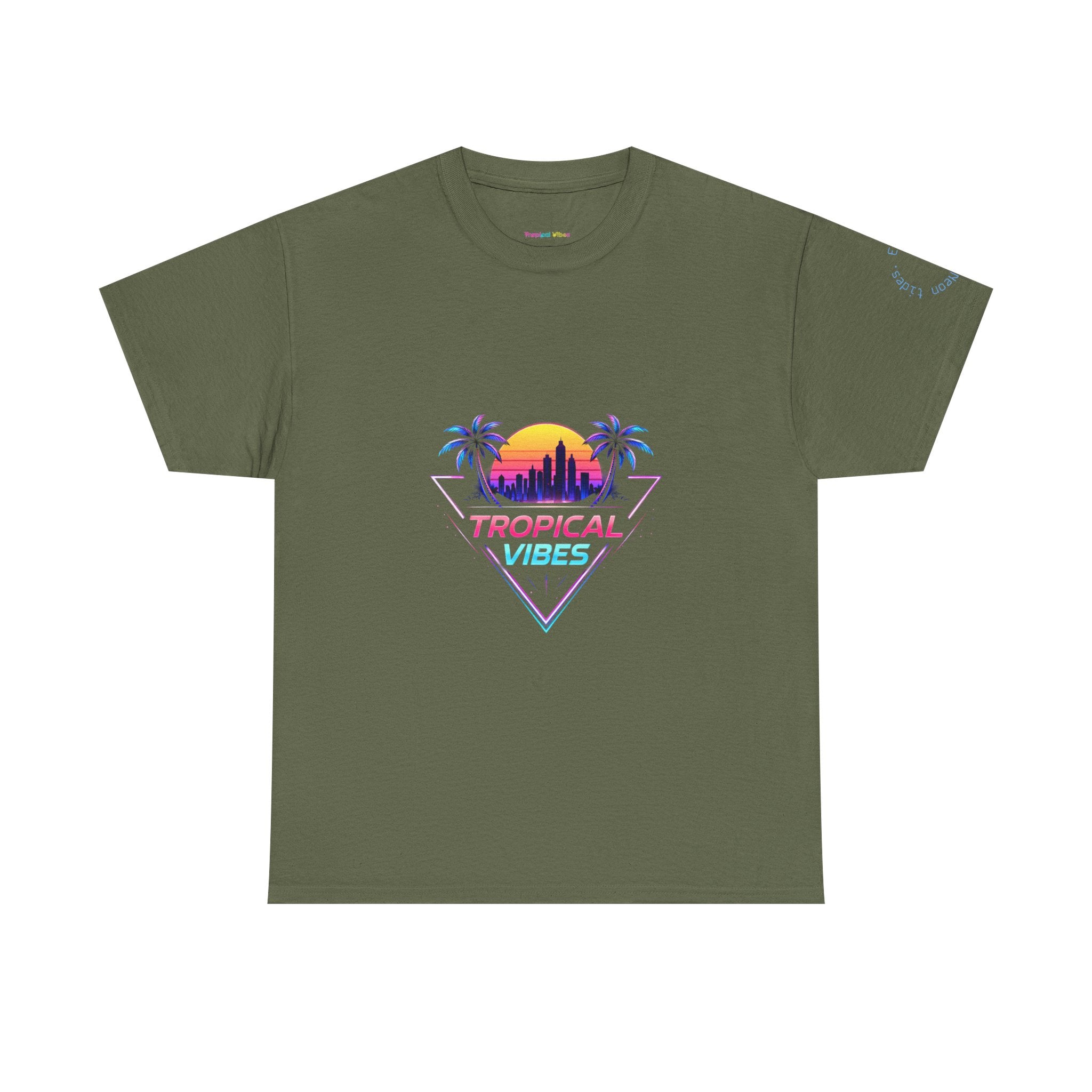 Torii Gate T-Shirt — Tropical Vibes Sunset Palm Tee